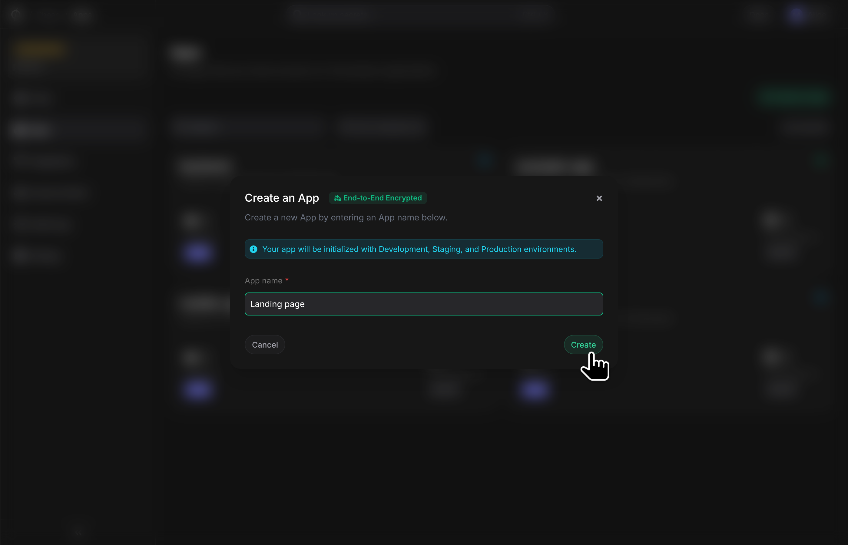 create app